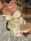 Goldie Knotted Mini Dress - Stitch And Feather