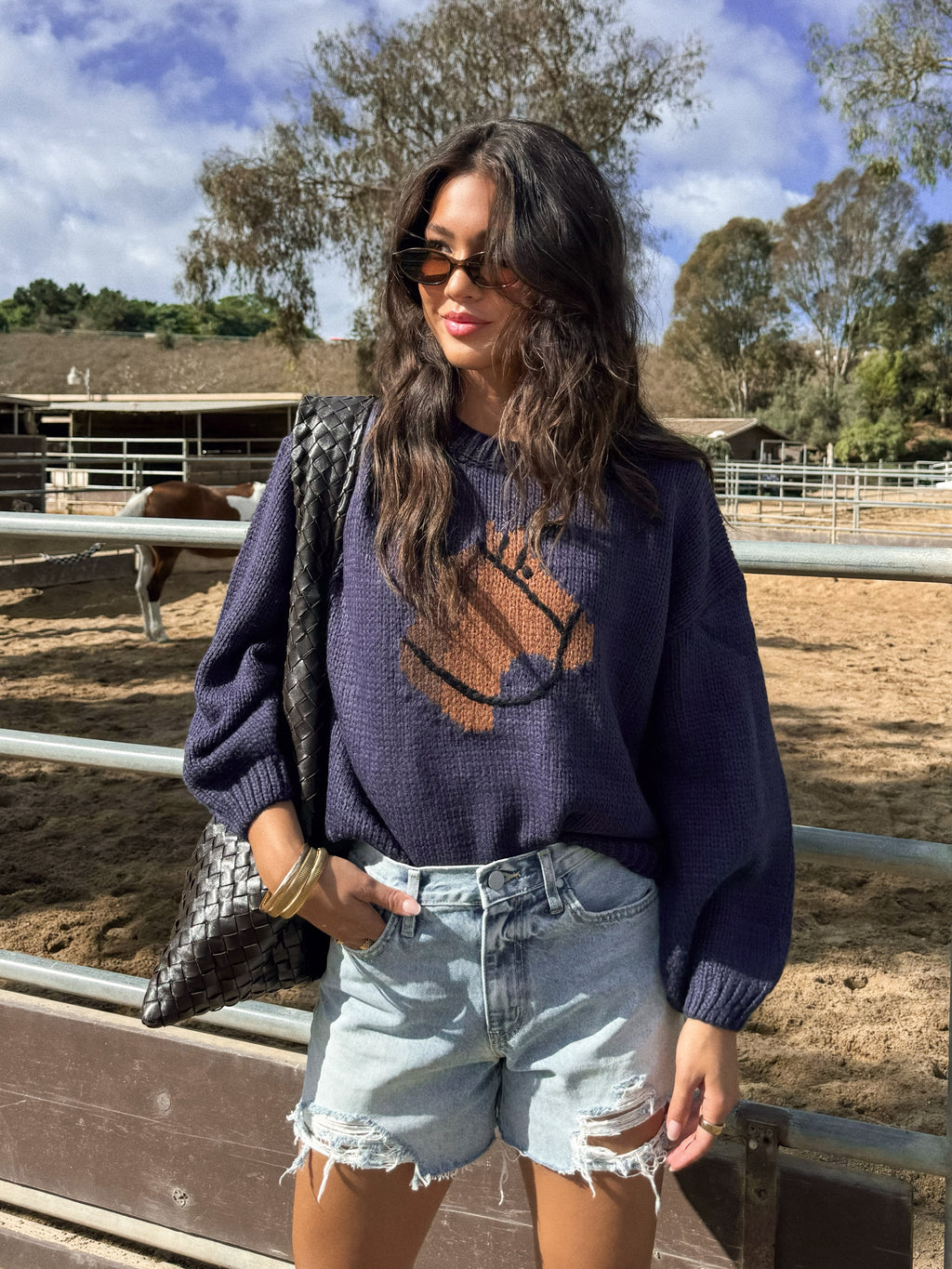 Horse Knit Sweater - Stitch And Feather