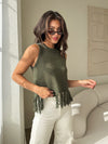 Veda Fringe Knit Tank