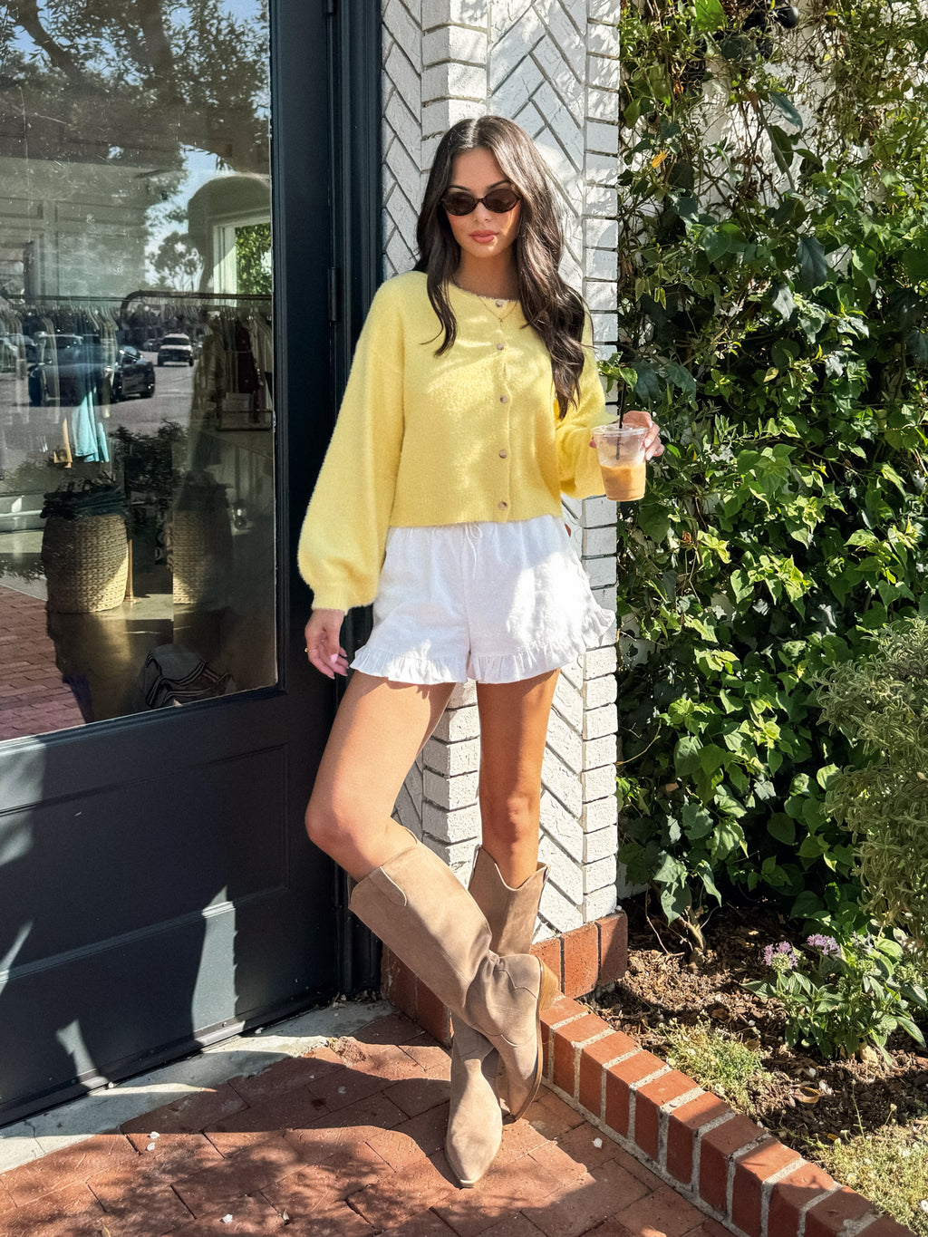 Anora Button Down Sweater - Stitch And Feather