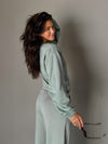 Lena Sweatshirt in Sage Green - Stitch And Feather