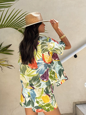 Mai Tai Linen Button Down