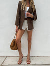 Down The Line Blazer - Stitch And Feather