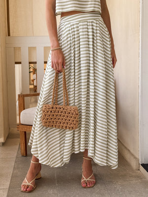 Sail Away Midi Skirt - Stitch And Feather