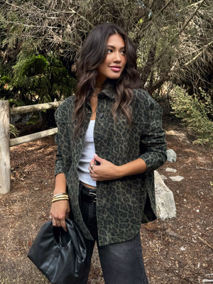 Ayana Leopard Print Shacket
