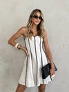 Adelaide Embroidered Mini Dress