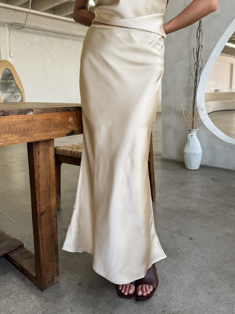 Champagne Problems Maxi Skirt