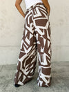 Hidden Palms Wide Leg Pants - Stitch And Feather