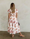 Loretta Floral Belted Midi Dress