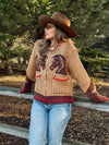 Rancho Western Knit Sweater - Stitch And Feather