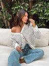 Vogue Stripe Sweater - Stitch And Feather