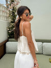 Seraphina Linen Shell Tank - Stitch And Feather