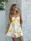 Goldie Knotted Mini Dress - Stitch And Feather