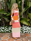 Passion Fruit Stripe Maxi Dress - Final Sale - Stitch And Feather