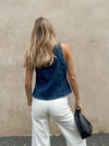 Maylene Button Down Vest - Stitch And Feather