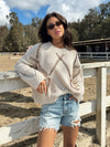 Elodie Knit Sweater - Stitch And Feather