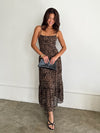 Roma Leopard Midi Dress
