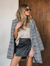 Top Model Plaid Coat - Stitch And Feather