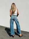 Trendsetter Barrel Jeans in Med Wash - Stitch And Feather