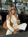 Sabelle Knit Sweater in Yellow - Stitch And Feather