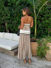 Libra Stripe Knit Tube Top - Stitch And Feather