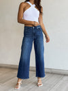 Stevie Criss Cross Tank in White - Stitch And Feather