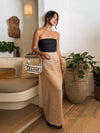 Geneva Linen Maxi Dress - Stitch And Feather