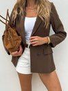 Down The Line Blazer - Stitch And Feather