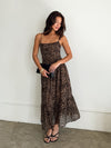Roma Leopard Midi Dress