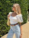 Celeste Puff Sleeve Blouse - Stitch And Feather