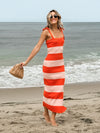 Tangerine Skies Knit Midi Dress - Final Sale - Stitch And Feather