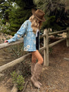 Dakota Floral Barn Jacket - Stitch And Feather