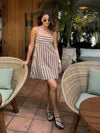 Mera Stripe Mini Dress