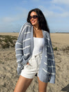 Jeanette Stripe Knit Cardigan - Stitch And Feather