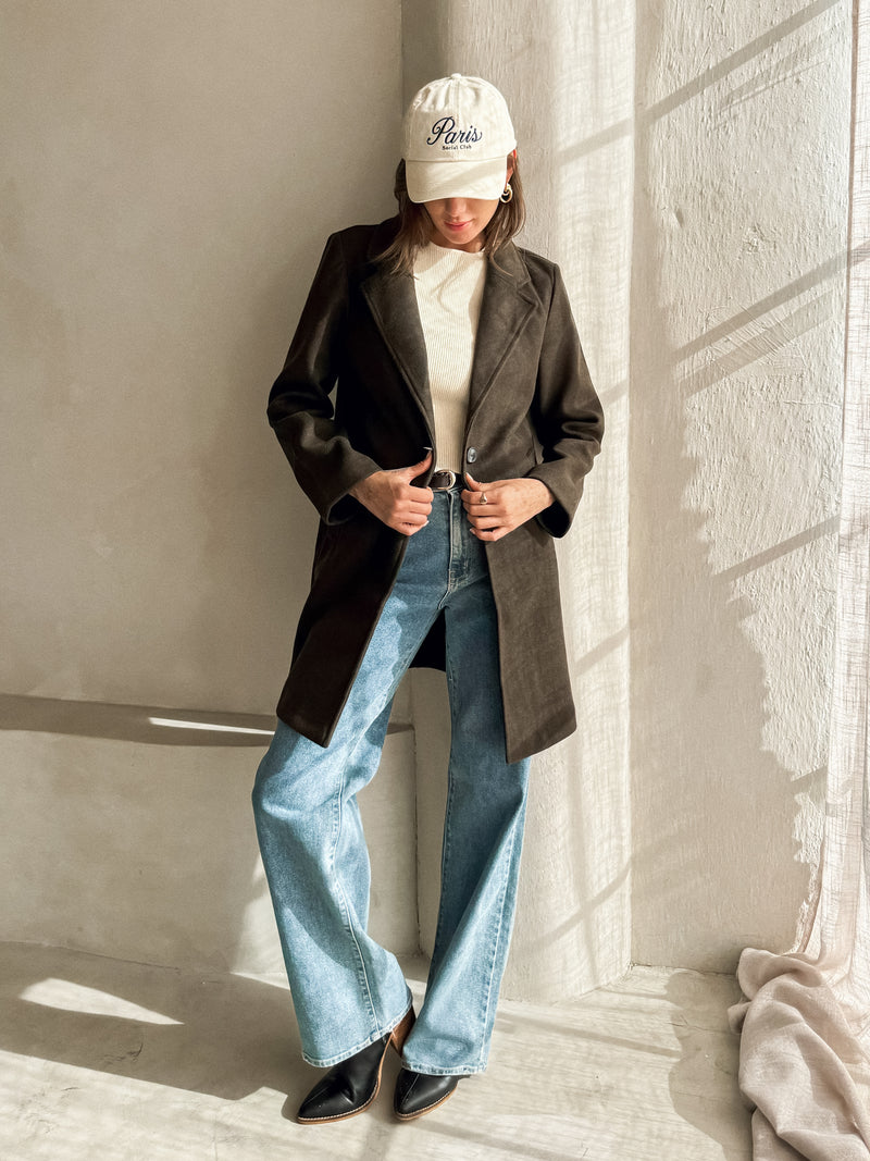 Double Shot Coat in Espresso