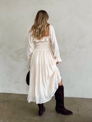 Annie Smocked Maxi Dress