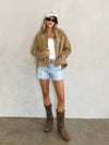Waylon Oversized Suede Jacket