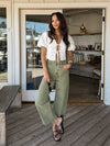 Emery Tie Front Top - Stitch And Feather