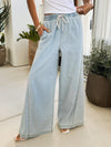 Pacific Denim Wide Leg Pants