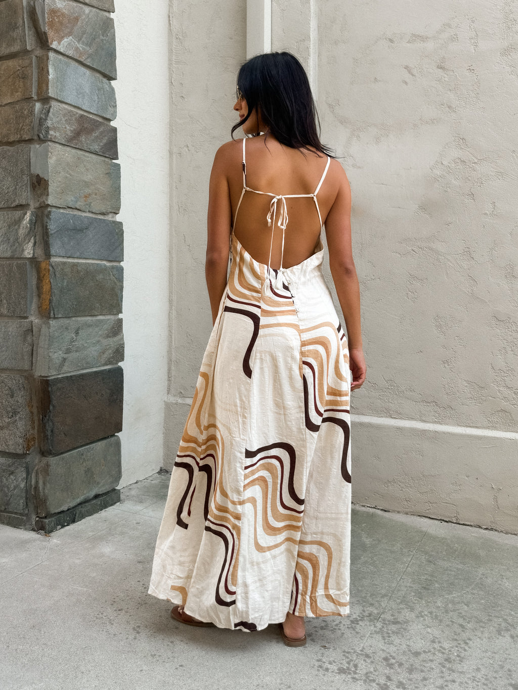 Desert Waves Maxi Dress - Stitch And Feather
