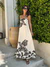 Missed Flights Floral Midi Dress - Stitch And Feather