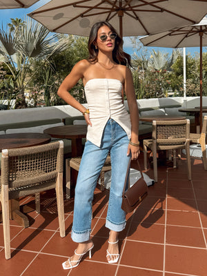 Miss Me Tube Top - Stitch And Feather