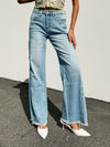 Rectifying Side Seam Wide Leg Jeans - Stitch And Feather