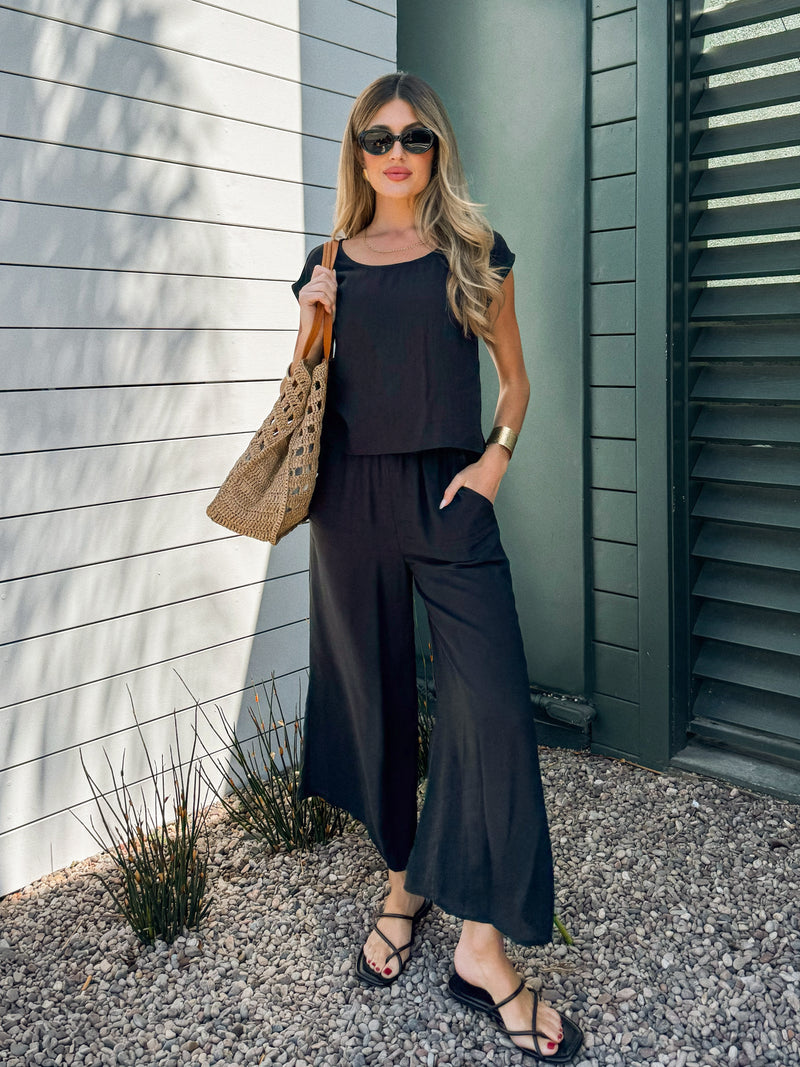 Lanai Wide Leg Pants - Stitch And Feather