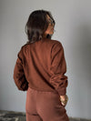 Lena Sweatshirt in Chestnut - Stitch And Feather