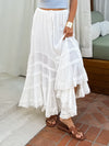 Mai Tai Tiered Midi Skirt