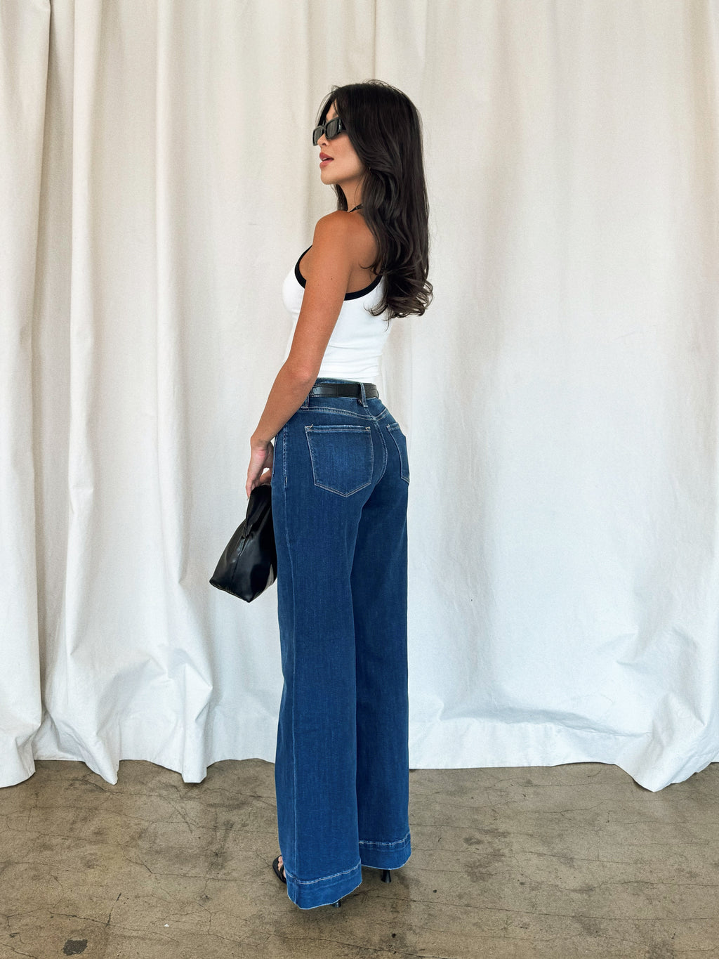 Slow Days Wide Leg Jeans - Stitch And Feather