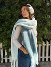 Icicles Two Tone Scarf in Blue