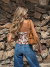 Rosalie Floral Bustier Top - Stitch And Feather