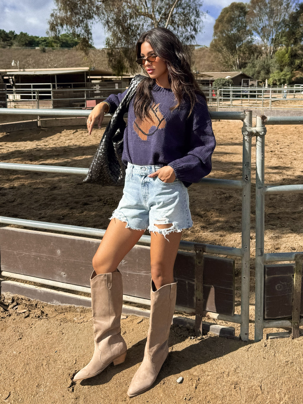 Horse Knit Sweater - Stitch And Feather